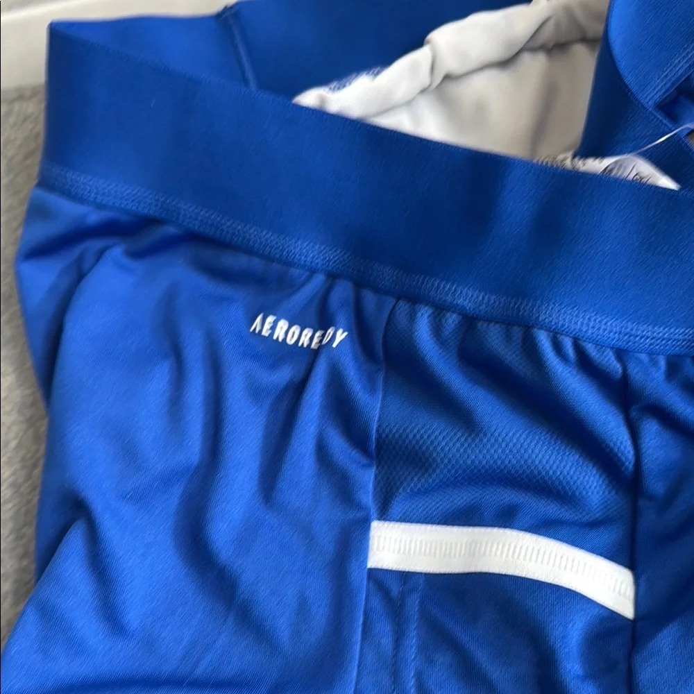 Adidas Women's Blue Sports Shorts - Picture 6 of 8